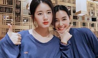 姐妹难得一聚发朋友圈